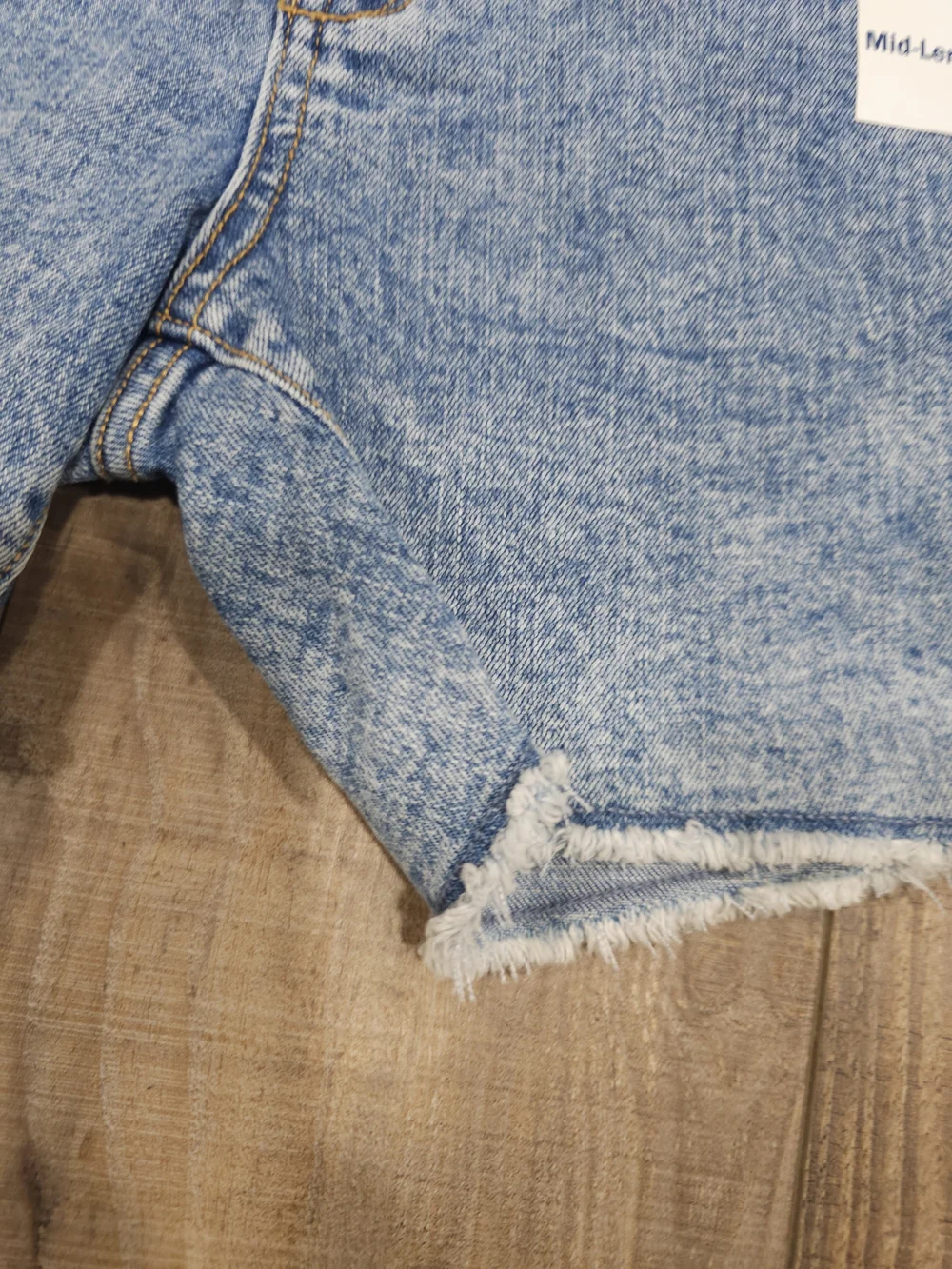 NWT Girls 16 Old Navy Mid Length Stretch Denim Shorts Adjustable Waist